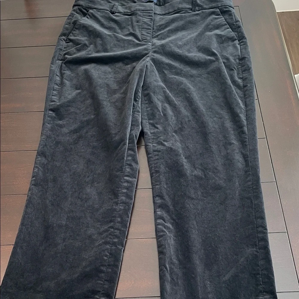 J. Crew Black Velvet Kallie Pants - Picture 12 of 12